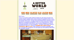 Desktop Screenshot of betterworldcafe.org