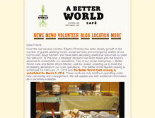 Tablet Screenshot of betterworldcafe.org